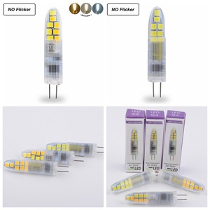 Couvercle de <span class=keywords><strong>PC</strong></span> SMD2835 pas cher <span class=keywords><strong>prix</strong></span> AC220v plastique g4 3w pas de scintillement led g4 mini ampoule - Product Image 2