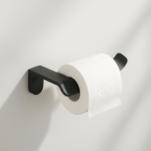 <span class=keywords><strong>Porte</strong></span>-<span class=keywords><strong>papier</strong></span> hygiénique et mouchoir <span class=keywords><strong>mural</strong></span> moderne en alliage de zinc en noir pour hôtels - Product Image 4