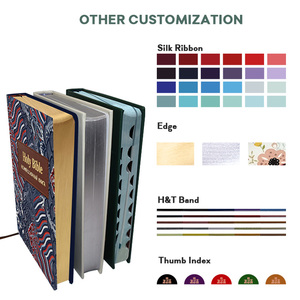 Bible chrétienne grand format de qualité supérieure avec onglets, couverture estampée or, impression de <span class=keywords><strong>livre</strong></span>, papier bible 28-30 g/m² - Product Image 4