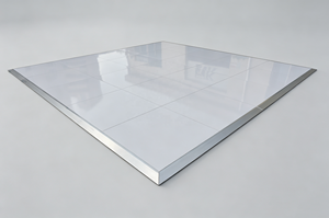 Paneles Portátiles para Pista de Baile Blancos Brillantes de Alta Calidad para Eventos de Alquiler de Bodas en Interiores y Exteriores - Product Image 1