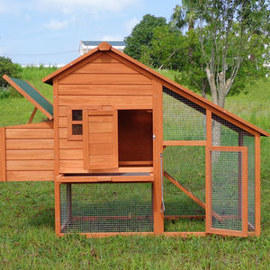 Étanche en bois poulailler solide motif transporteur et conception de cage pour petits animaux ou oiseaux - Product Image 2