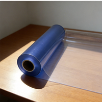 Nappe transparente en PVC mat, antidérapante, souple comme du verre, imperméable, résistante à l'huile, protection de bureau pour la maison et le bureau