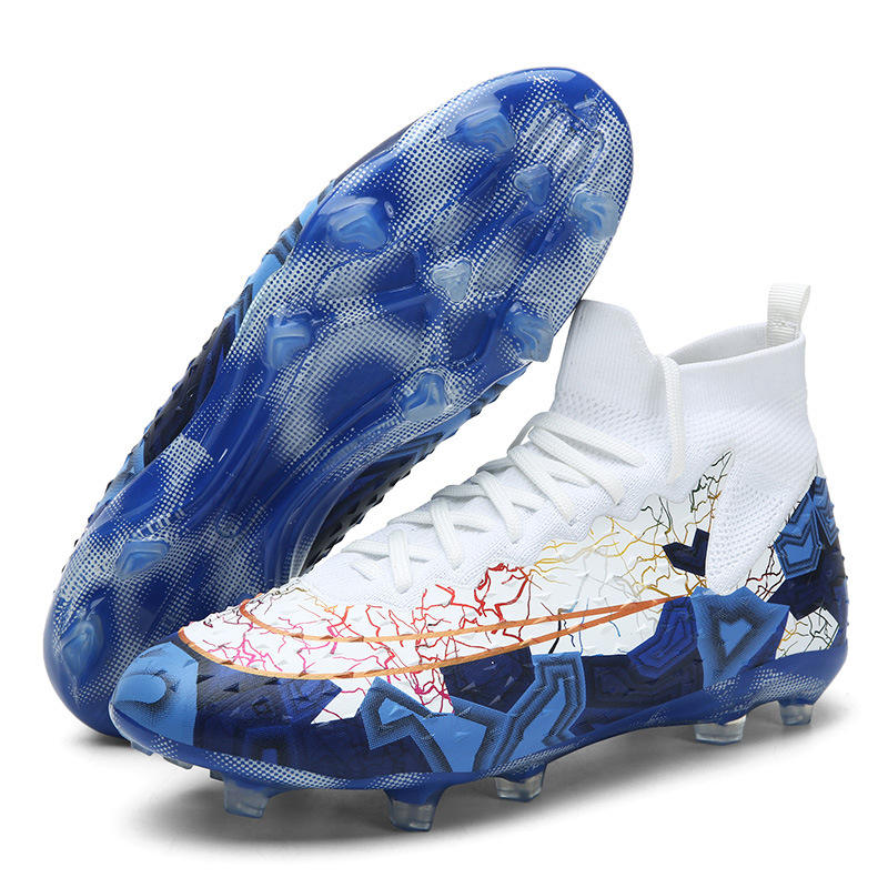 X802 long nails white purple