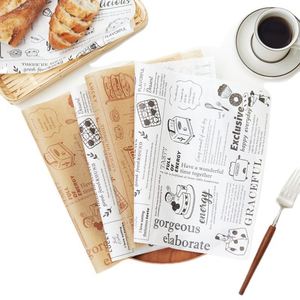Papier d'emballage alimentaire personnalisé, résistant à l'huile, pour boulangerie, papier ciré, design attrayant, emballage jetable pour hamburgers, à emporter - Product Image 6
