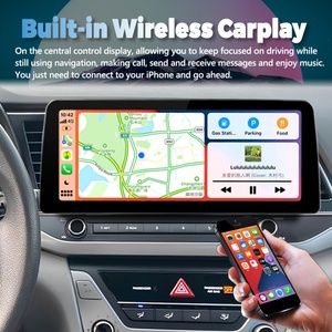 Reproductor de Video para Auto con Pantalla IPS de 12.3 Pulgadas, Android 13, Radio Estéreo 2Din para Hyundai Elantra 2016 2017, GPS, Multimedia, Carplay, Unidad Principal - Product Image 2