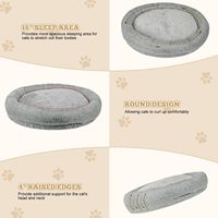 ZMaker 2025 nouveau 360 ° Rotation chat bureau lit rond bureau chat bureau perche hauteur réglable chat hamac pour bureau