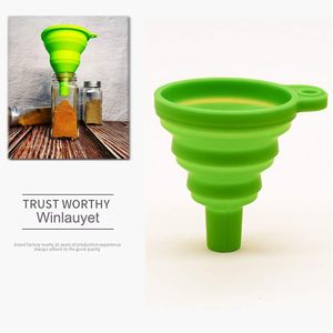 Entonnoirs en silicone propres pour la cuisine, entonnoir de cuisine pliable en silicone de qualité alimentaire pour bouteilles et tasses - Product Image 2