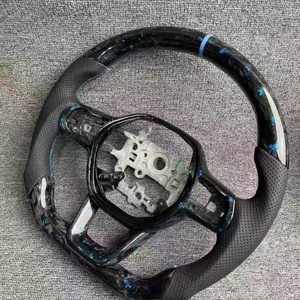 Volante de Fibra de Carbono Forjado Personalizado en Oferta para <span class=keywords><strong>Honda</strong></span> <span class=keywords><strong>Civic</strong></span> 11ª Generación, Volante con Agarre de Gamuza Personalizable - Product Image 2