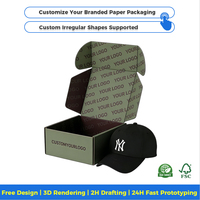 Maßgefertigte Wasserdichte Luxus-Hutbox mit Schaumstoffeinlage für Premium-Geschenkverpackung, Einzelhandelspräsentation & Markenversand