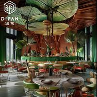 Projet commercial et solutions de restauration pour hôtels et restaurants Ensemble de meubles durables pour table et chaises de restaurant