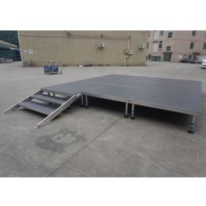 Escenario Portátil de Aluminio Moderno para Exteriores, Ajustable en Altura, Fácil de Montar, para Espectáculos y Eventos - Product Image 4