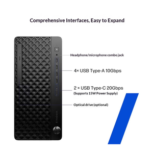 HPS Elite Desk 8 TWR G1i คอมพิวเตอร์เดสก์ท็อปซีพียูกับ Intel Core Ultra7-265 16G/32G RAM 51G/1TB <span class=keywords><strong>SSD</strong></span> ปลั๊กแบบ US - Product Image 3