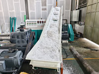 Machine de granulation de plastique recyclé, refroidissement par air, machine de pelletisation de film PE PP SJ-90