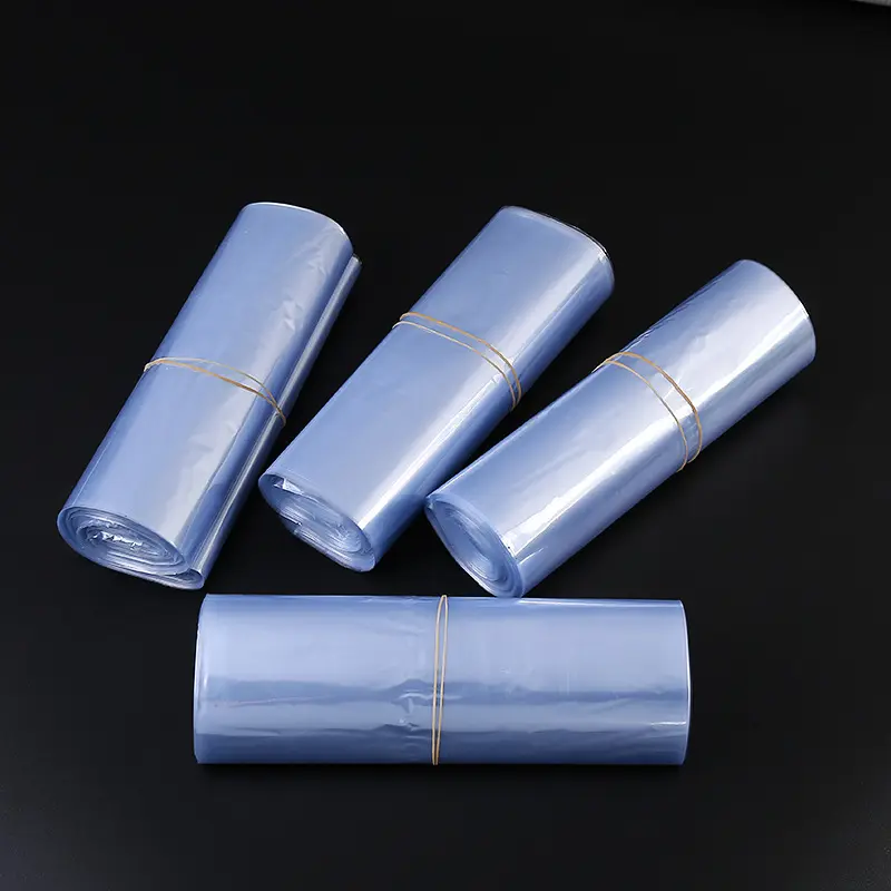 trending products 2023 new Compostable Plastic Wrap Packaging PLA Coating Shrink Film Heat Shrink Plastic PVC Shrink Film