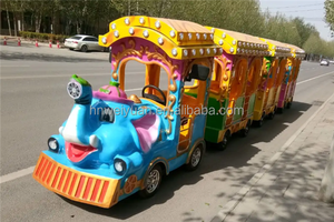 Tren de elefante grande para niños, parque de atracciones, Tren Eléctrico personalizado, paseos en tren eléctrico de entretenimiento - Product Image 3