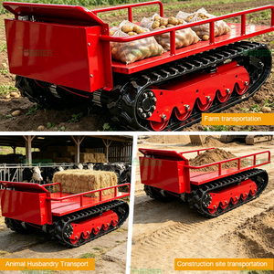 Veicolo Elettrico Cingolato Multifunzionale a Lungo Raggio per Trasporto Agricolo su Terreni Collinari con Telecomando - Product Image 6