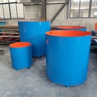 Distributeur de boue rotatif non motorisé, tambour de distribution de pâte minérale pour chute spirale et séparation par gravité sur table vibrante