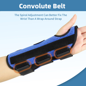 Attelle de <span class=keywords><strong>poignet</strong></span> réglable pour syndrome du <span class=keywords><strong>canal</strong></span> <span class=keywords><strong>carpien</strong></span>, support orthopédique pour soulagement des douleurs et entorses, bandage orthopédique pour bras et main - Product Image 5