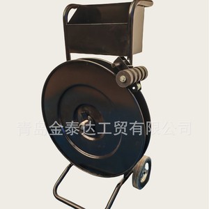 Chariot à outils en fer avec plateau 985x632x460mm, usage industriel durable, 2 roues, marron - Product Image 1