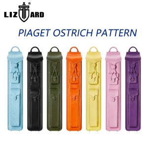 Étui de queue de billard VIBRANT BIAGET à motif autruche, 7 trous, texture chameau exquise, pour billard américain, billard à neuf boules et billard à carambole - Product Image 5