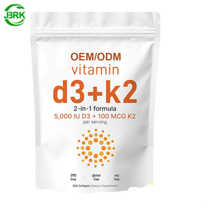 OEM ODM 纯素 10000iu 维生素 D3 K2 胶囊健康补充软胶囊，含原料，除新生儿外适合所有人群 - Product Image 1