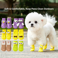 Chaussettes antidérapantes pour chiens et chats, design mignon et chaud, protection pour animaux de compagnie, vente chaude