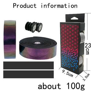 <span class=keywords><strong>Cinta</strong></span> de <span class=keywords><strong>manillar</strong></span> de bicicleta <span class=keywords><strong>fixie</strong></span> antideslizante reflectante de cuero de color degradado camaleón (en stock) - Product Image 3