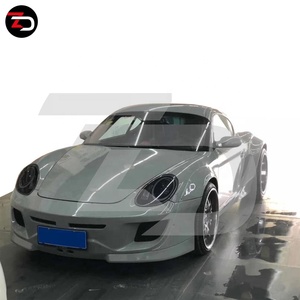 ชุดแต่งไวด์บอดี้ RB V1 ปี 2007-2013 สำหรับ <span class=keywords><strong>987</strong></span> <span class=keywords><strong>Cayman</strong></span> S <span class=keywords><strong>R</strong></span> GTS ประกอบด้วยกันชนหน้า บังโคลน กันชนหลัง สปอยเลอร์ และสเกิร์ตข้าง - Product Image 1