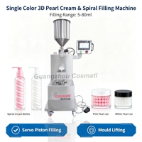 Fabricant de machines cosmétiques, entreprise OEM, machine de remplissage de crème perlée 3D