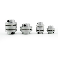 Accouplement flexible à diaphragme à palier en alliage d'aluminium LK3, simple ou double disque, pour moteur pas à pas et servo