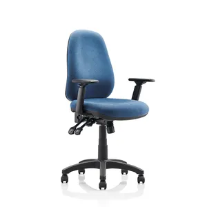 Kaliteli rahat döner modeller mavi döner döner sandalye personel bilgisayar kumaş büro sandalyeleri