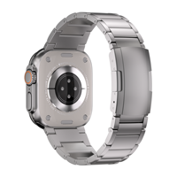 Bracelet en titane massif de qualité supérieure pour montre connectée, bracelet de montre en métal de luxe avec fabrication de précision
