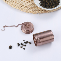 Offre Spéciale – Infuseur à Thé Multicolore en Acier Inoxydable Écologique de Haute Qualité avec Chaîne en Maille pour Thé en Vrac