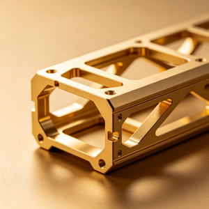 ชิ้นส่วนโลหะสแตนเลสกลึงด้วยเครื่อง CNC ชิ้นส่วนโลหะที่มีความแม่นยำสูง อุปกรณ์อุตสาหกรรมแบบกำหนดเอง โครงสร้างเคลือบทอง งานตัดลวดด้วยไฟฟ้า EDM แบบ 3 มิติ - Product Image 1