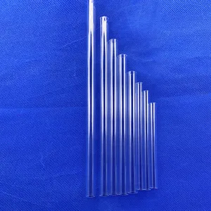 Customized High Temperature Sizes Quartz Glass Tube Quartz Pipe