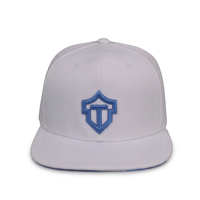 Casquette Snapback Unisexe en Denim Couleur Unie à 6 Panneaux avec Lettres, pour le Cyclisme, Décontractée, pour Hommes et Femmes, Utilisation Extérieure