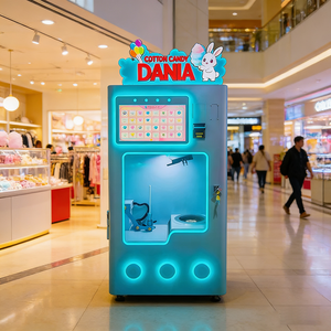 CE RoHS EU Ukca Certified Customized Automtic Sweet Marshmallow Magic Robot Cotton <b>Candy</b> Commercial Vending <b>Machine</b> for Business - Product Image 5