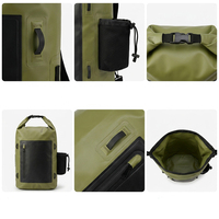 Nouveau sac étanche pliable à fermeture roll-top de grande capacité 30L, sac de transport en PVC 500D, sacs de rangement extérieurs toutes saisons, sac à dos, canoë