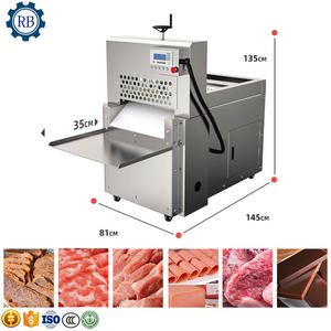 Machine à trancher la viande automatique pour la découpe en bandes de viande séchée, équipement pour restaurant, <span class=keywords><strong>boucherie</strong></span> - Product Image 5