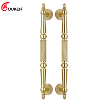 Poignée de Porte Pivotante en Bois Haut de Gamme Vintage Italien, Forme Ronde pour Salle de Banquet, Installation Simplifiée