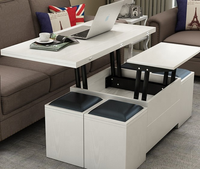 Pièces de meubles WINSTAR, mécanisme de table basse relevable 450/560/660 mm avec ressort