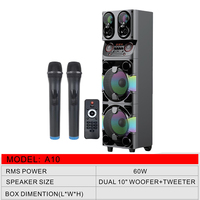 Altavoz Portátil Recargable de 10 Pulgadas con Doble Woofer para Baile en Casa, al Mejor Precio de Fábrica