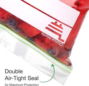 Almacenamiento de alimentos para mochileros, bolsas de almacenamiento a prueba de olores de 12x20 pulgadas, impermeables, con doble cremallera, reutilizables, para acampar, almohada de plástico para el hogar - Product Image 6