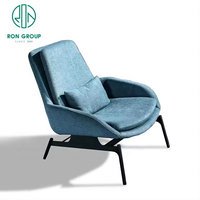 Oem Club Fauteuil à dossier de croisière Haut de gamme Hôtel Lobby Appartement Mobilier de salon Canapé de loisir Chaise simple