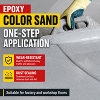 Peinture époxy pour sols en résine colorée décorative, effet granit, prête à l'emploi, revêtement de sol en marbre