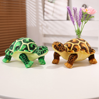 Vente en gros de jouets en peluche personnalisés créatifs et réalistes en forme de tortue, animaux marins, jouets en peluche en forme de tortue, animaux en peluche rembourrés