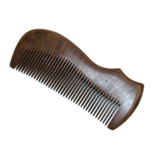 Peines de madera de sándalo personalizados, peana, nogal, bambú, con logotipo - Product Image 5