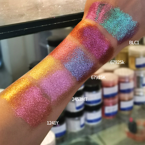 Venta al por mayor-maquillaje impermeable sombra de ojos medio seco borosilicato etiqueta mate brillo maquillaje personalizado sombra de ojos Luna polvo sombra de ojos - Product Image 2