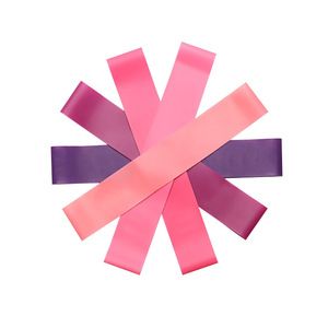 Bandes de résistance Gorden Yoga 600x50x0.4mm rose clair en TPE élastique pour l'entraînement des fessiers et les exercices d'étirement - Product Image 1