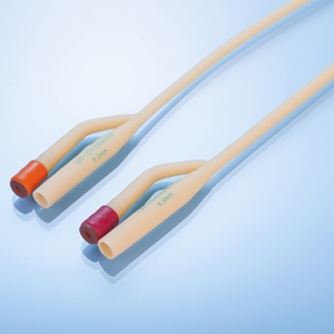 ทิ้งหมัน100% ซิลิโคนเคลือบ Foley สายสวนสองทางมาตรฐานประเภท Fr12-30ยาง/วาล์วพลาสติก390-400มิลลิเมตร - Product Image 4